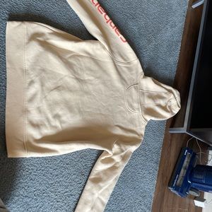 Tan Carhartt XL Sweatshirt with orangish detailing